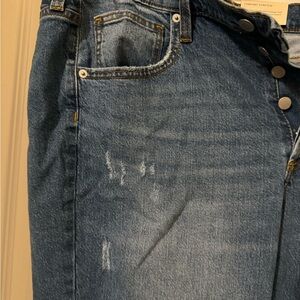 Brand new comfort stretch button fly jeans